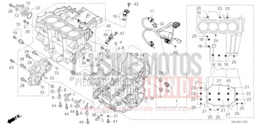 CARTER MOTEUR CB1000RAM de 2021
